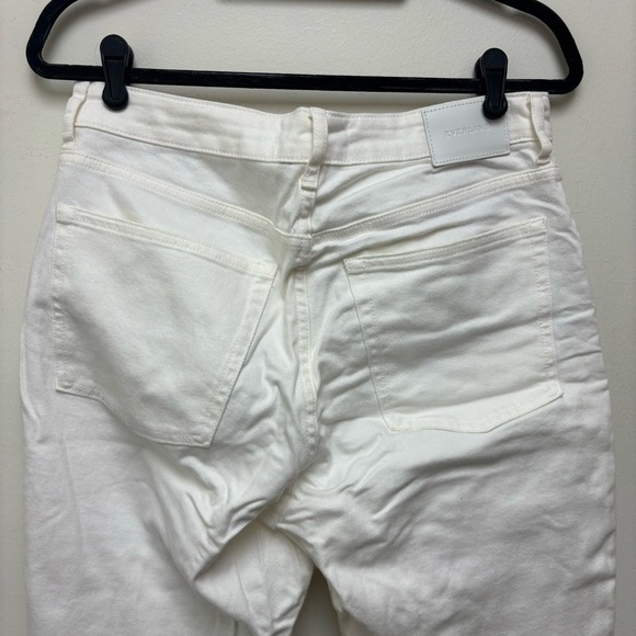 Everlane The Curvy Cheeky Jean In Bone White Crop - Picture 10 of 14